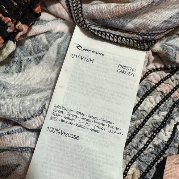 Ripcurl Tropical Leaves Crop Tank Top XL - Picture 4 of 5